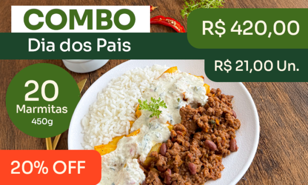 Combo de Agosto - Refeições de 450g