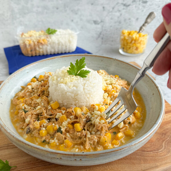 Fricassê de frango com milho e arroz branco (GF5) - Image 3