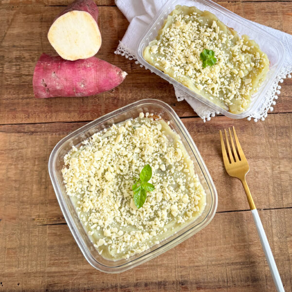 Escondidinho de batata doce com picadinho de carne e queijo mussarela (GF25) - Image 2
