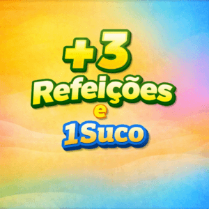 +3 Refeições e 1 Suco