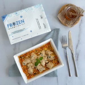 GF32 - Cuscuz marroquino com frango mostarda e mel