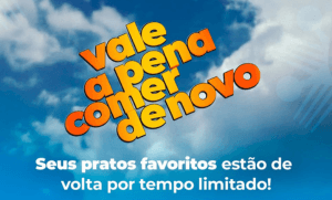 Vale a pena comer de novo
